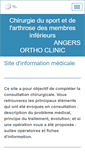 Mobile Screenshot of angersorthoclinic.com